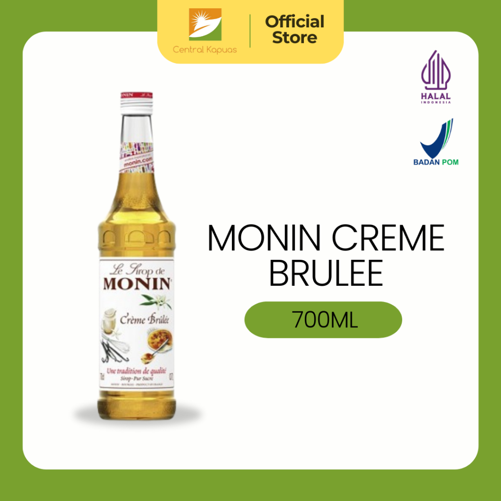 

MONIN Premium Syrup Creme Brulee