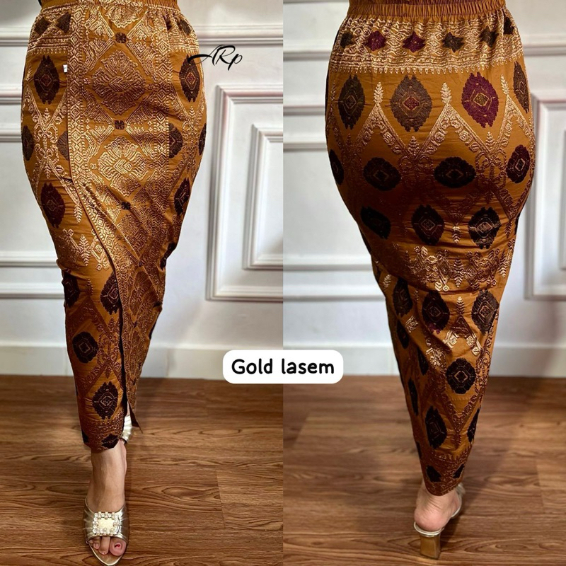 Kamen jadi bordir strait lasem songket tumpal || kanabali kebaya