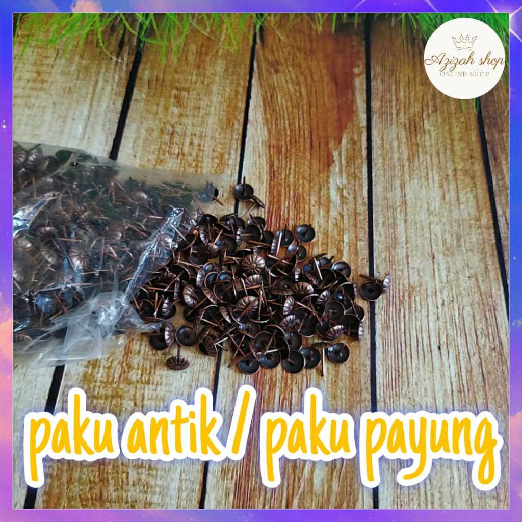 PAKU ANTIK ISI 100PCS/PAKU PAYUNG SOFA/JOK/PAKU PAYUNG KURSI/PAKU HIAS KURSI&SOFA