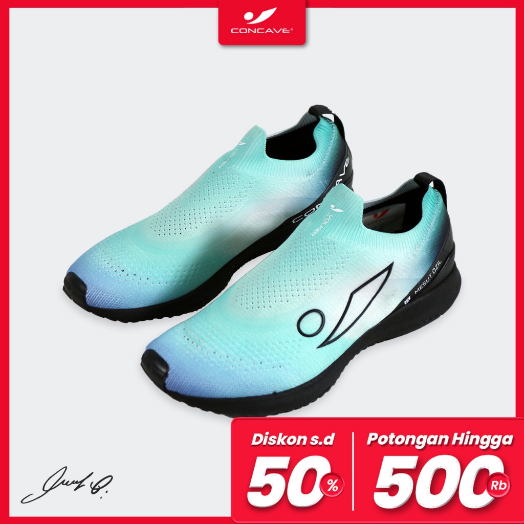 M10 Volker Run - Gradient - Sepatu Trail Running Shoes Pria warna Gradasi Ungu Biru Muda Putih