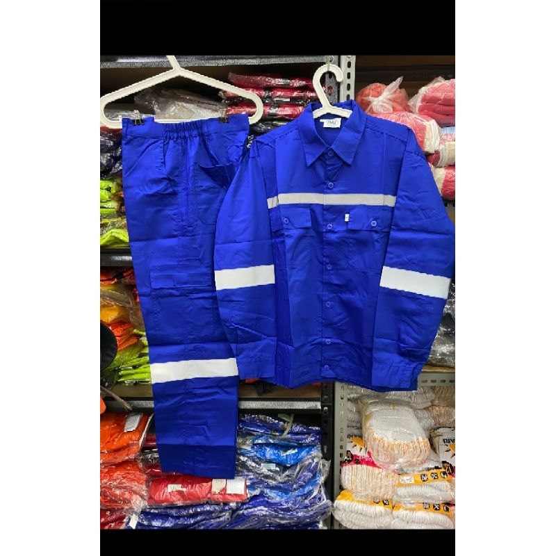Baju Celana Safety/ Wearpack Kerja Proyek / Baju Celana Imj