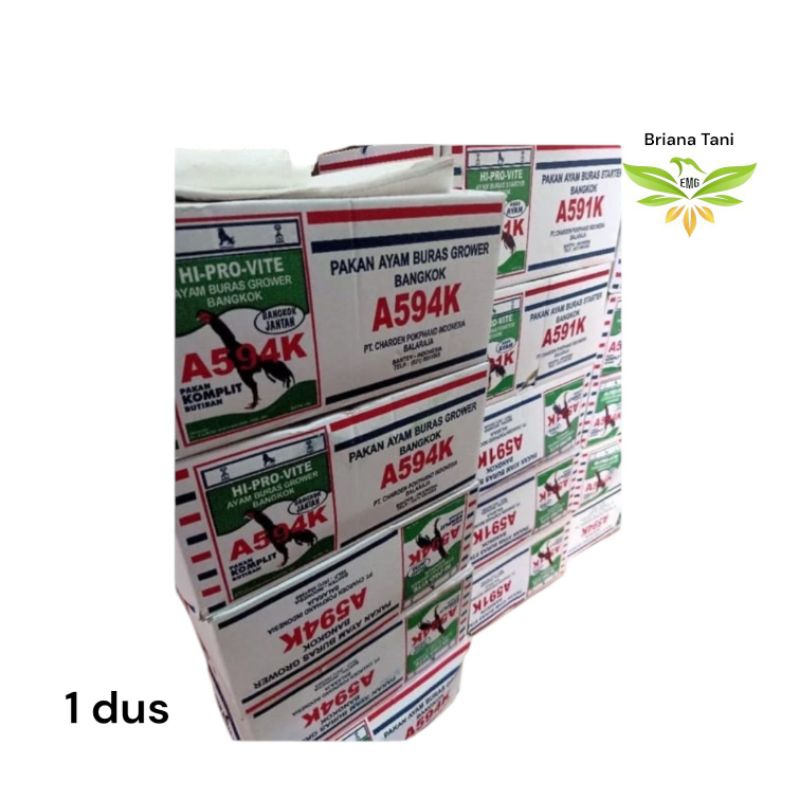 ￼A594K 1 DUS isi 20 pack TERMURAH Pur Hi Provit vitamin tinggi pakan ayam tetasan 594