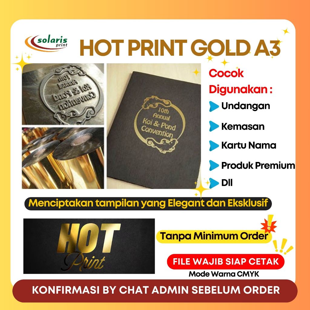 

HOT PRINT GOLD UKURAN A3 SATUAN CEPAT DAN MURAH