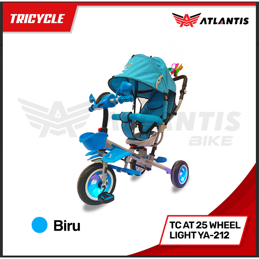 Sepeda Anak Atlantis Tricycle AT 25 Roda Nyala Ya-212