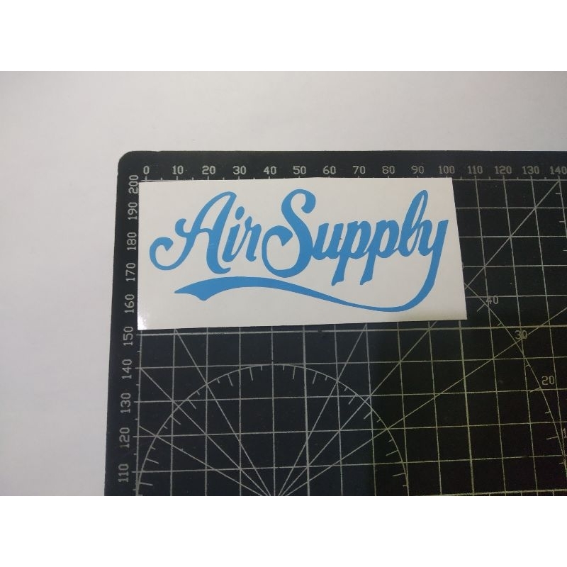 

stiker cutting air supply