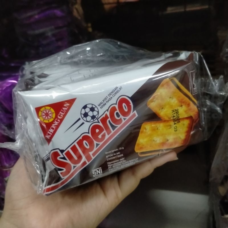 

Superco Cracker Sandwich Khong Guan 33gr x 10pcs