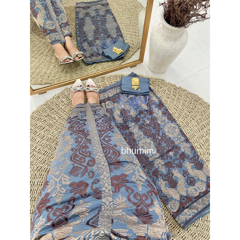 Kamen Bordir Set Selendang/Kamen Jadi