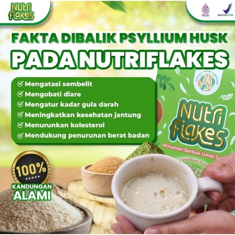 

NUTRIFLAKES ",Sarapan Sehat Tanpa Ribet,buat maag( gerd)" juga bagus untuk Diet sehat