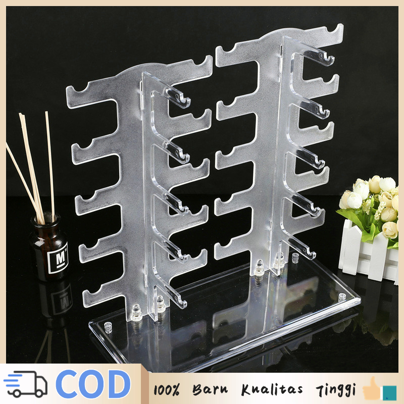 Rak Kacamata Pajangan Kacamata Display Kacamata Putar Isi 10 Rak Kacamata Display