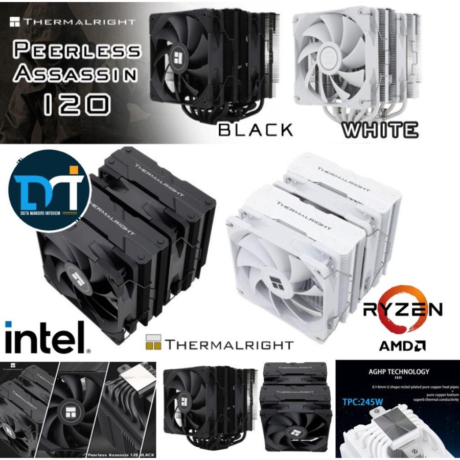 ThermalRight Peerless Assassin 120 Black I White - Air CPU Cooler