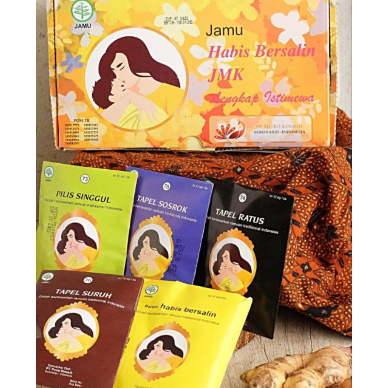 JMK JAMU / PIL HABIS BERSALIN 40 HARI / Jamu Habis Bersalin Komplit sampai 40 hari.