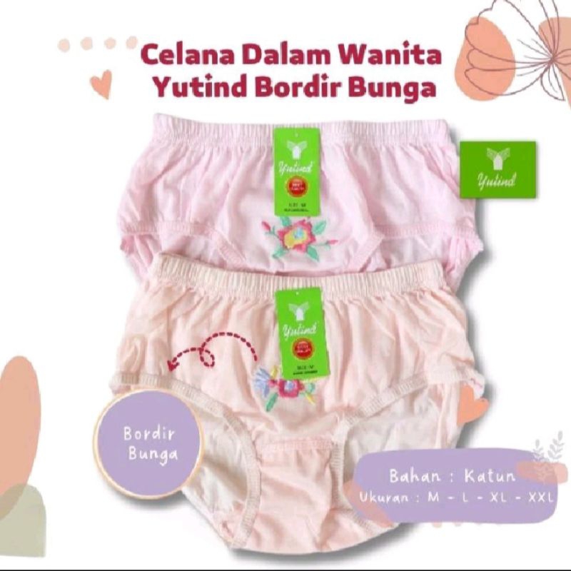 Celana Dalam Yutind Bordir