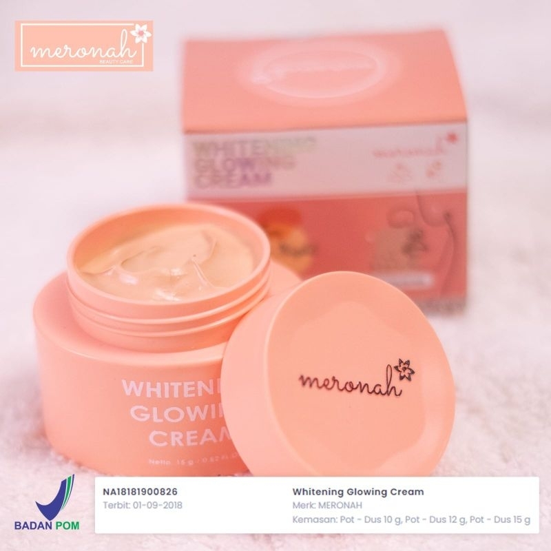 MERONAH GLOWING CREAM 2 IN 1/CREAM SIANG DAN MALAM