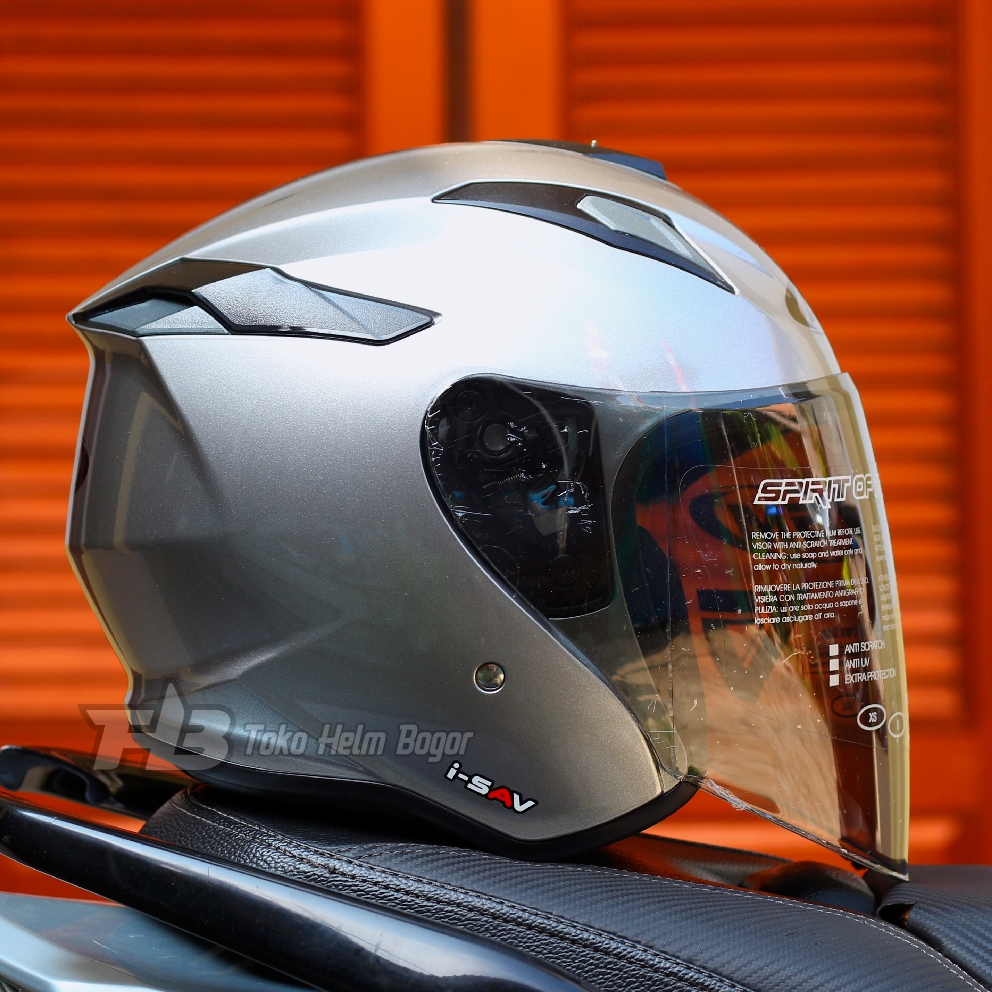 GM HELM KING FIGHTER BASIC SOLID | DARK GREY | SINGLE VISOR