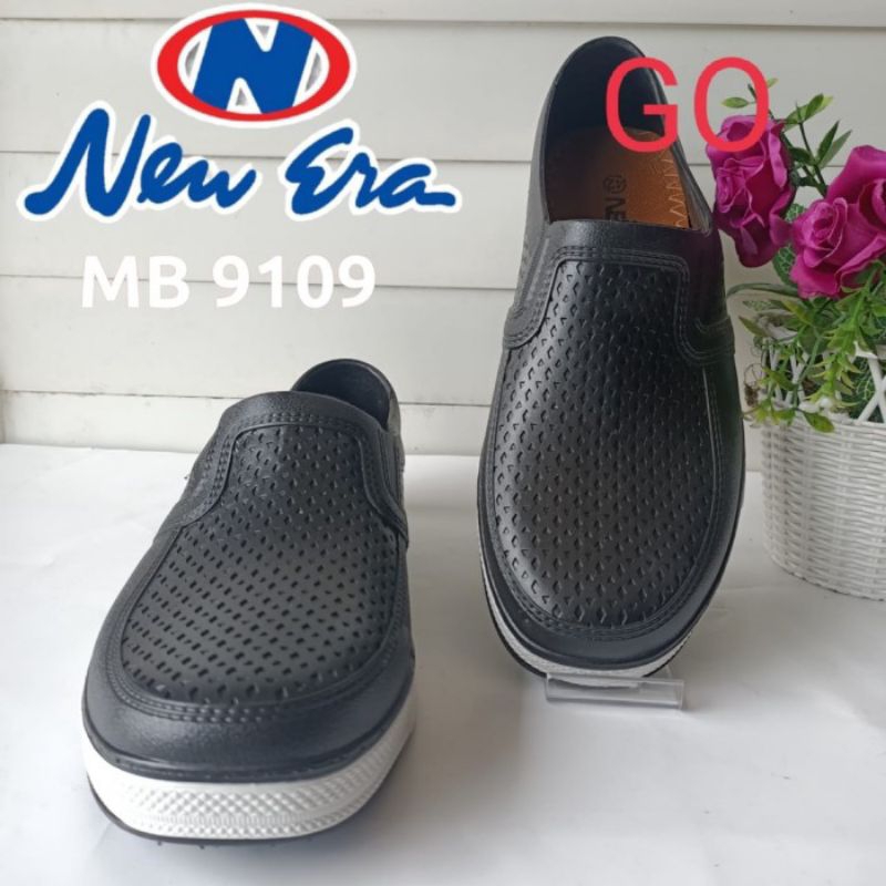 sepatu new era karet Original Sepatu Slop Pria