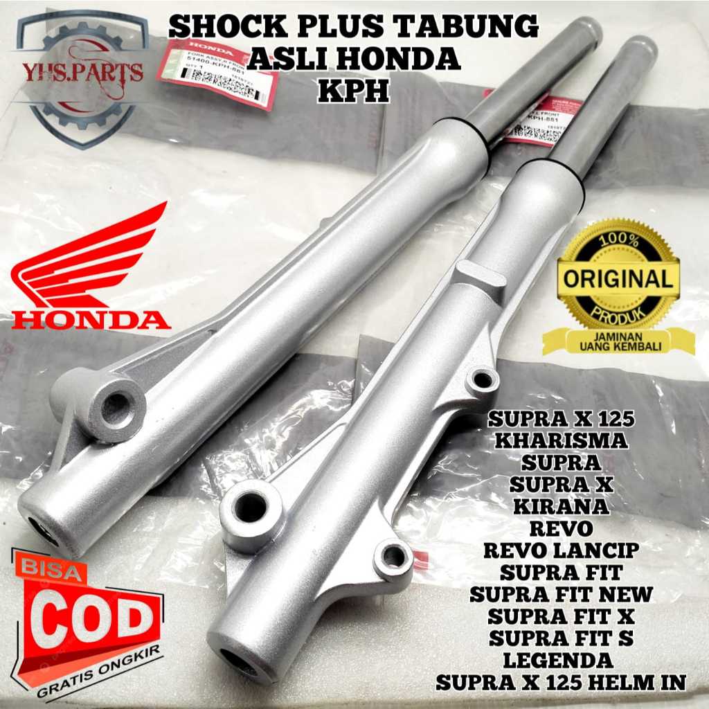 ASLI ORIGINAL AS SHOCK DEPAN PLUS TABUNG HONDA AHM KPH SUPRA X 125 KHARISMA KIRANA REVO FIT LEGENDA