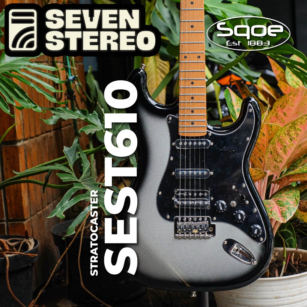 SQOE SEST610 HSS Roasted Maple Series in Silverburst