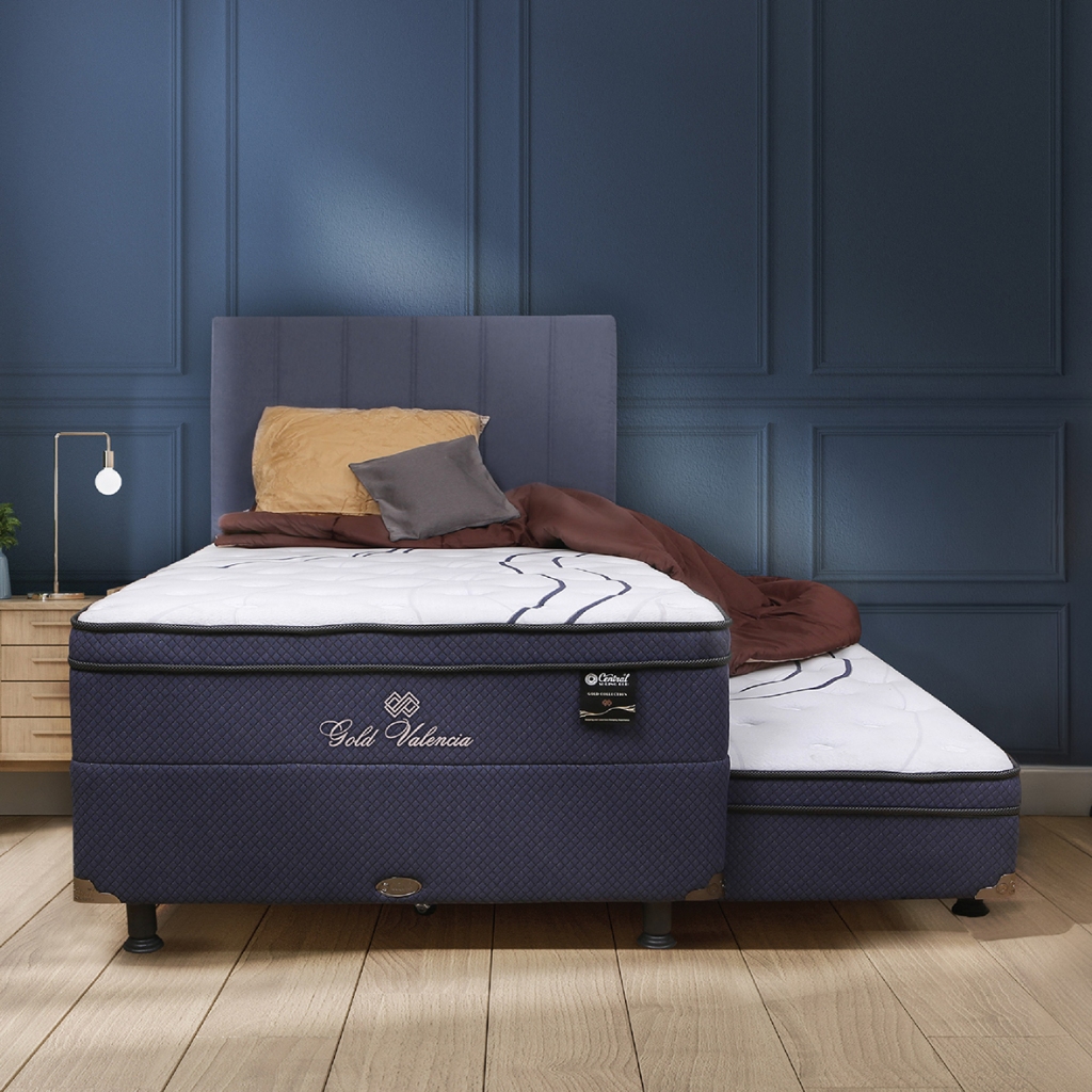 Kasur Sorong Central Springbed Gold Valencia 2 in 1 Plushtop Mattress
