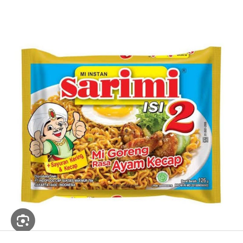 

Sarimie isi 2 ayam kecap