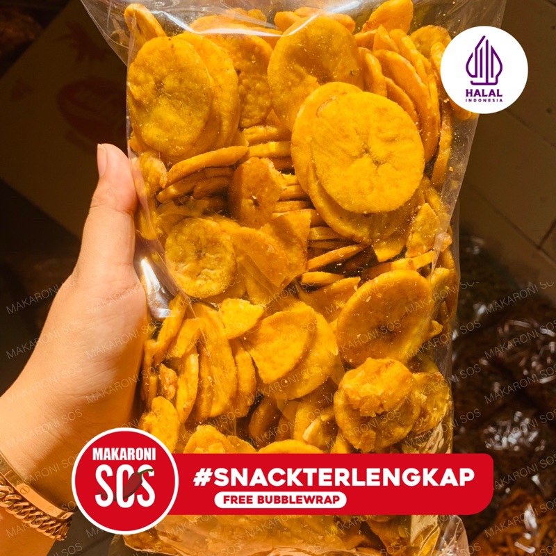 

250GR KERIPIK PISANG AROMA NANGKA MANIS BULAT KRIPIK PISANG KARAMEL