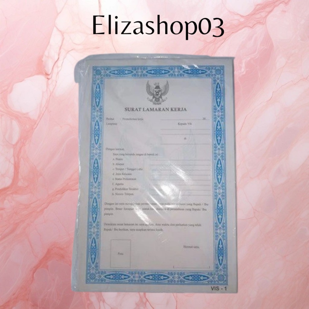 

Surat Lamaran Kerja(10pcs)