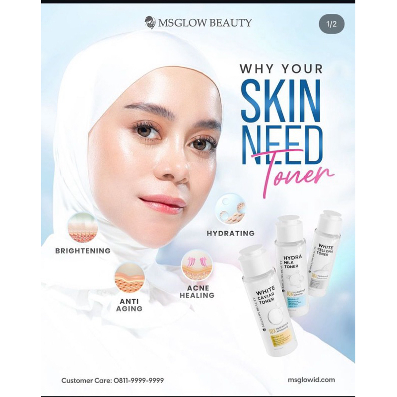 toner ms glow terbaru exp 2026