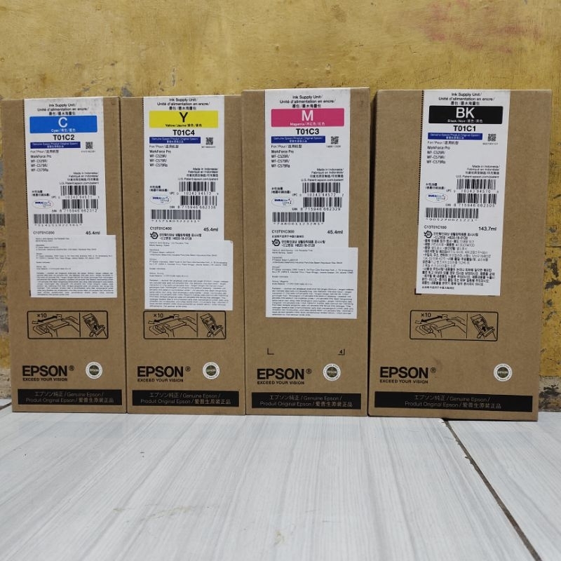 Tinta epson T01C standar WF C579R WF-579R original