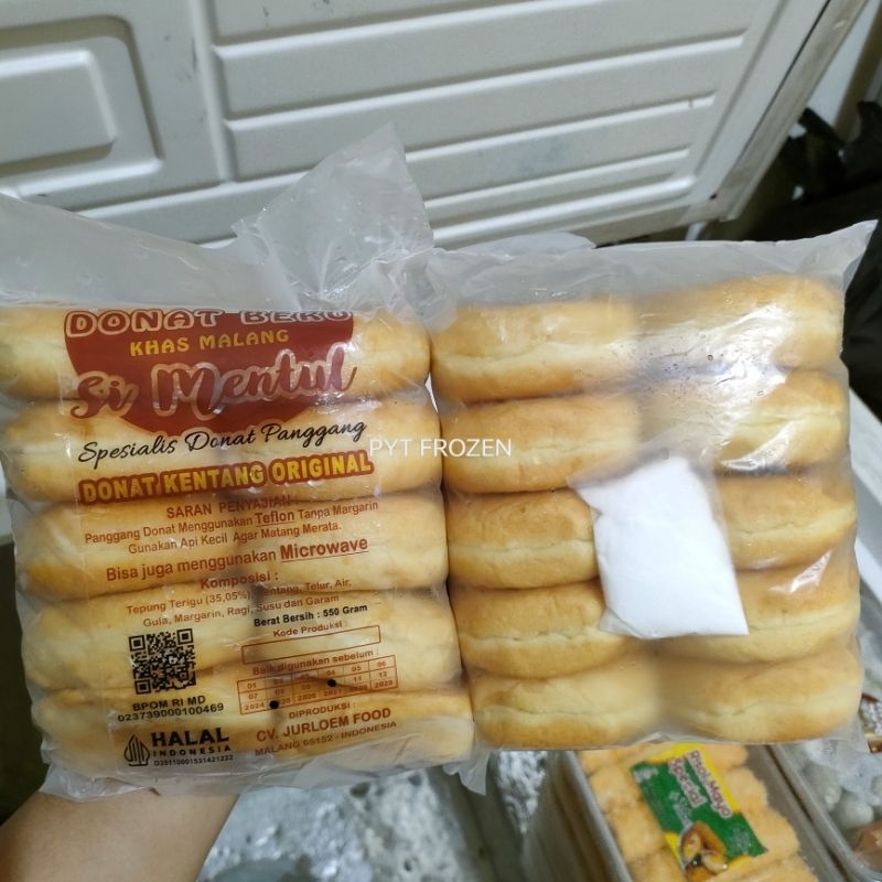 

DONAT KENTANG ISI 10 + GULA HALUS