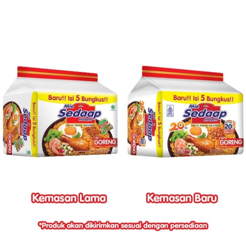 

Mie Sedap Goreng isi 5 pc