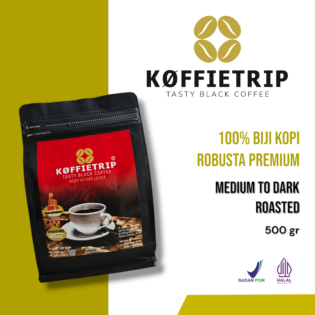 

KOFFIETRIP ROBUSTA - COFFEE ROBUSTA PREMIUM 500gram