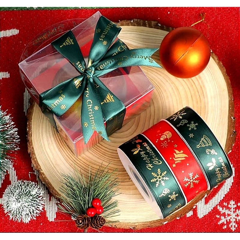 

Pita Natal 2.5 cm Christmas Ribbon 1 Inch