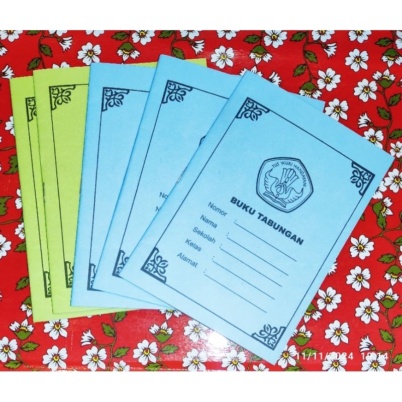 

Buku tabungan 10pcs