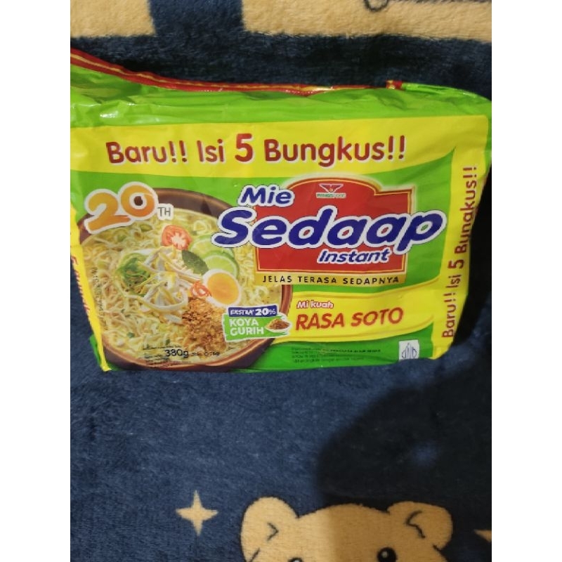 

Mie sedap kuah soto 1 pack isi 5pcs
