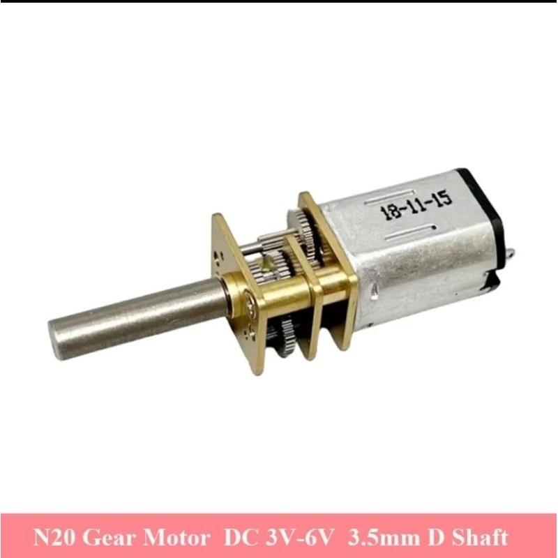 dinamo dc gearbox N20 6v 150Rpm