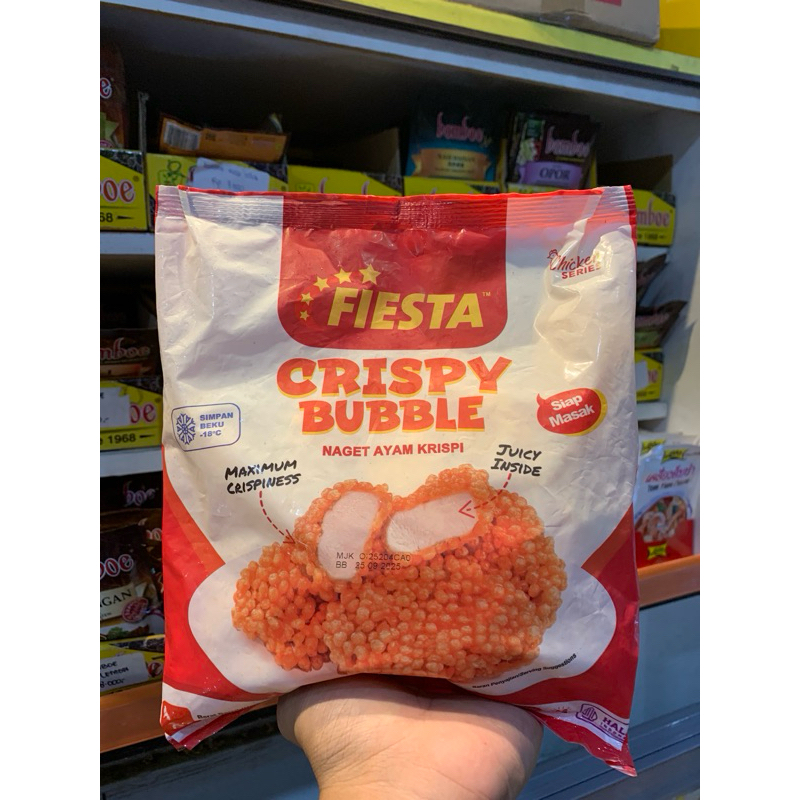 

FIESTA Nugget Crispy Bubble 400g/NAGET FIESTA Frozen Food