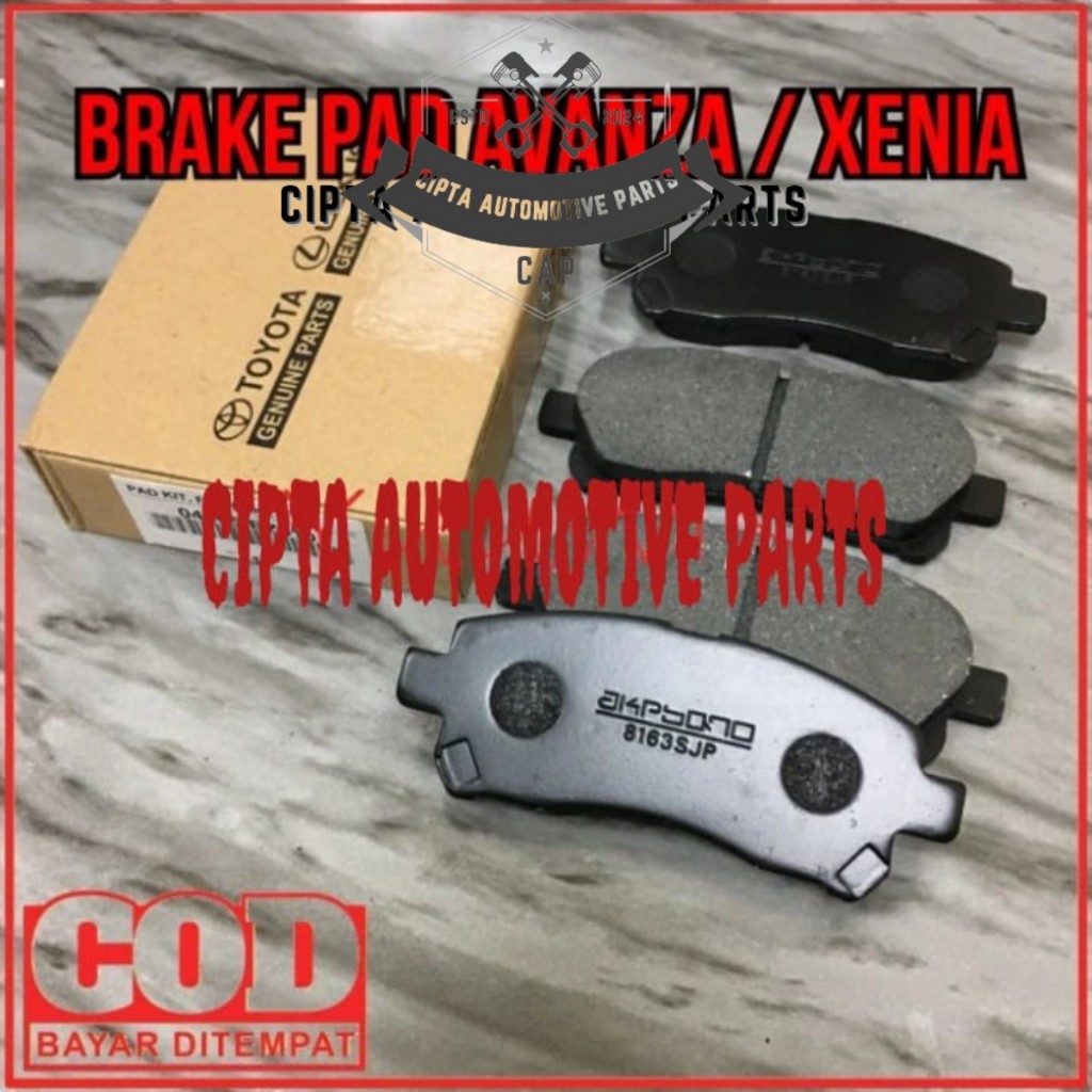 BRAKE PAD AVANZA AKEBONO - KAMPAS REM DEPAN AVANZA / XENIA / VELOZ