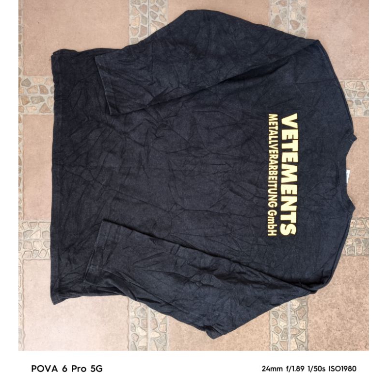 Vetements Metall Oversized Longsleeve