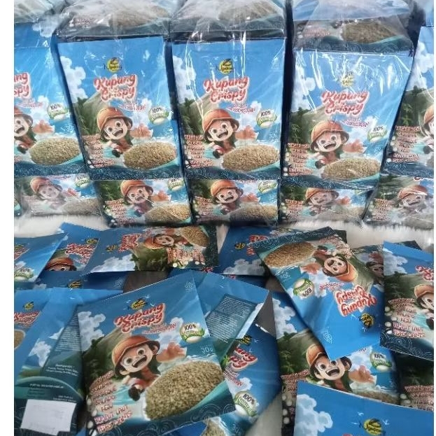 

kupang krispy sachet per bal/paket jualan kupang krispy sachet