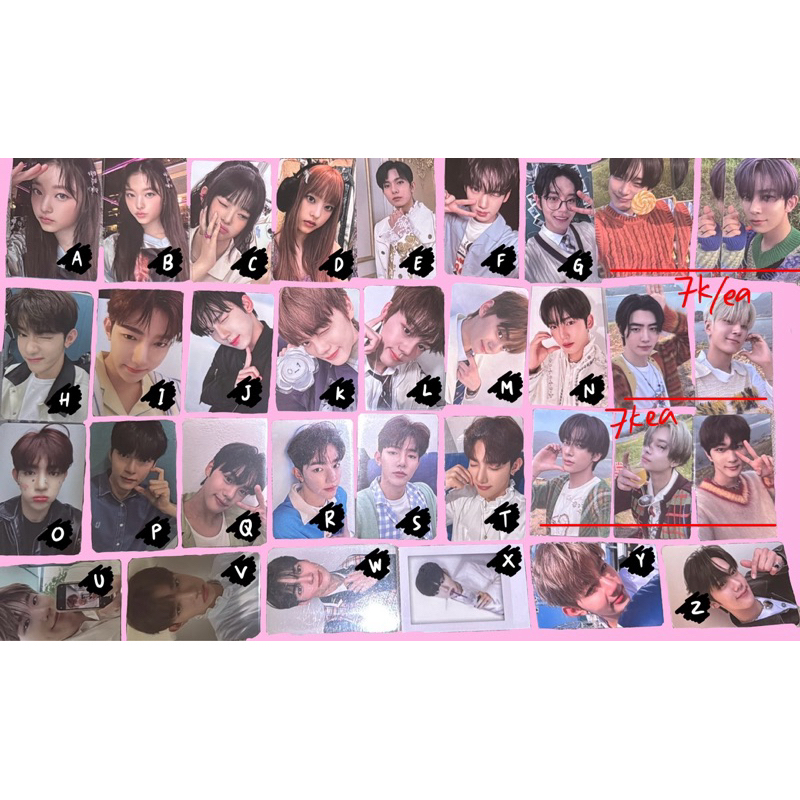 pc photocard newjeans haerin hanni get up mirror melet pout headphone album selca