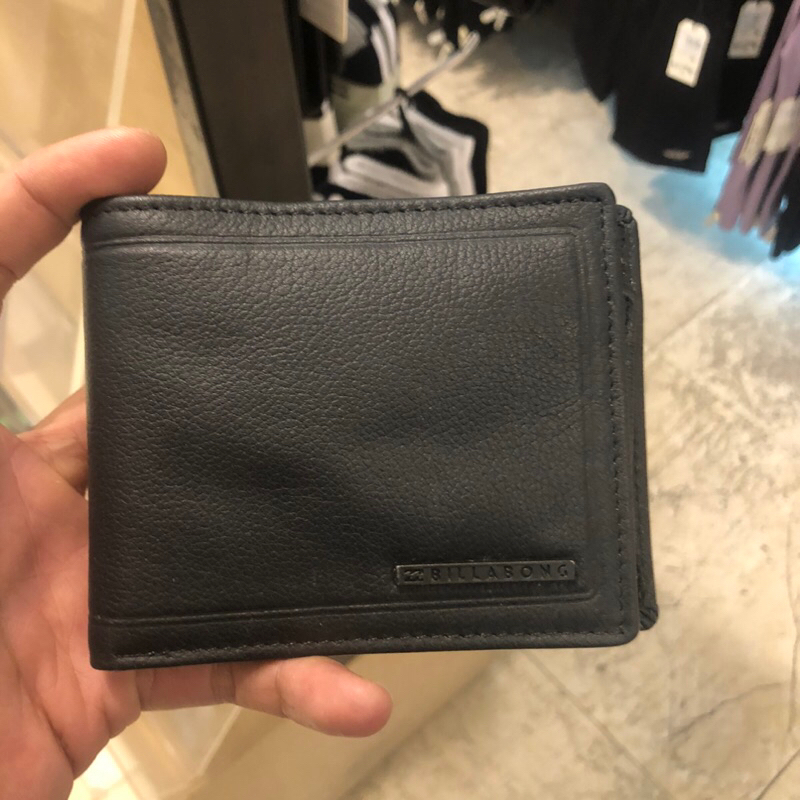 dompet pria billabong original scope 2 in 1 wallet blak new