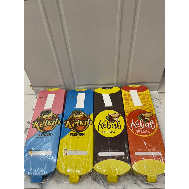 

100 pcs kertas kebab/kemasan kebab/wadah dus kebab