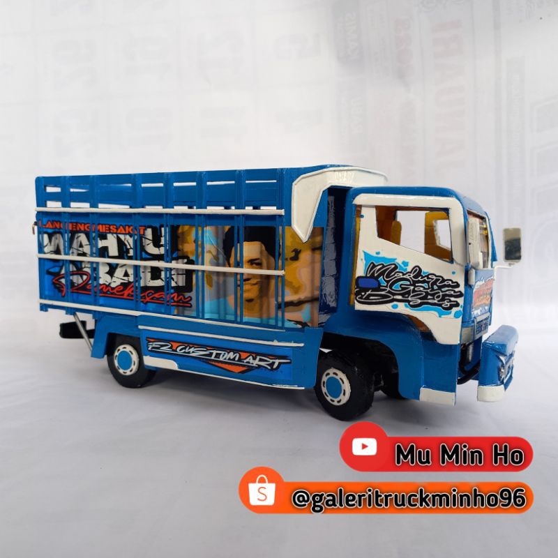 HIDROLIK BUKA TUTUP Miniatur Truk Oleng Wahyu Abadi