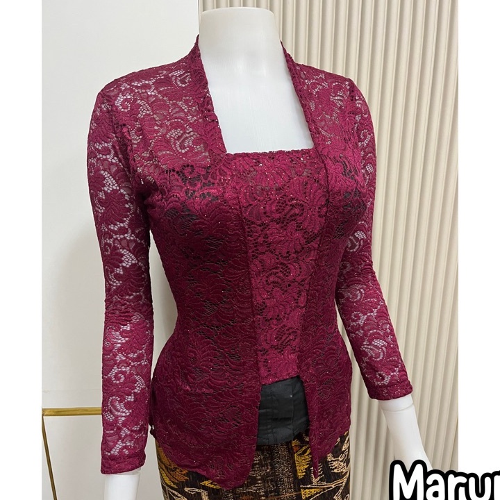 Kebaya Bali Modern Kebaya Kutu Baru Modern Baju Adat Bali Baju Tradisional Atasan Kebaya Bali