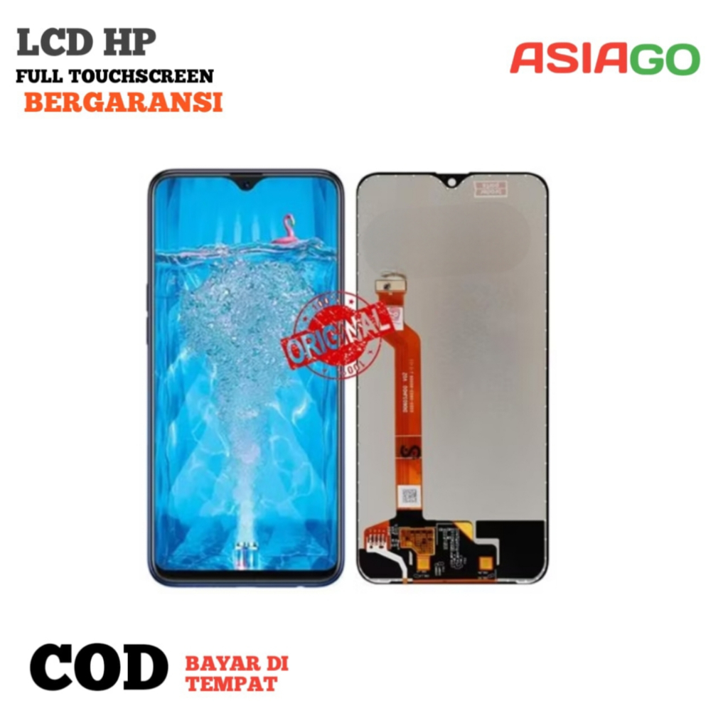 (ORIGINAL) LCD OPPO F9/PRO/REALME 2 PRO/C2 PRO/ REALME U1 FULLSET Touchscreen ORI