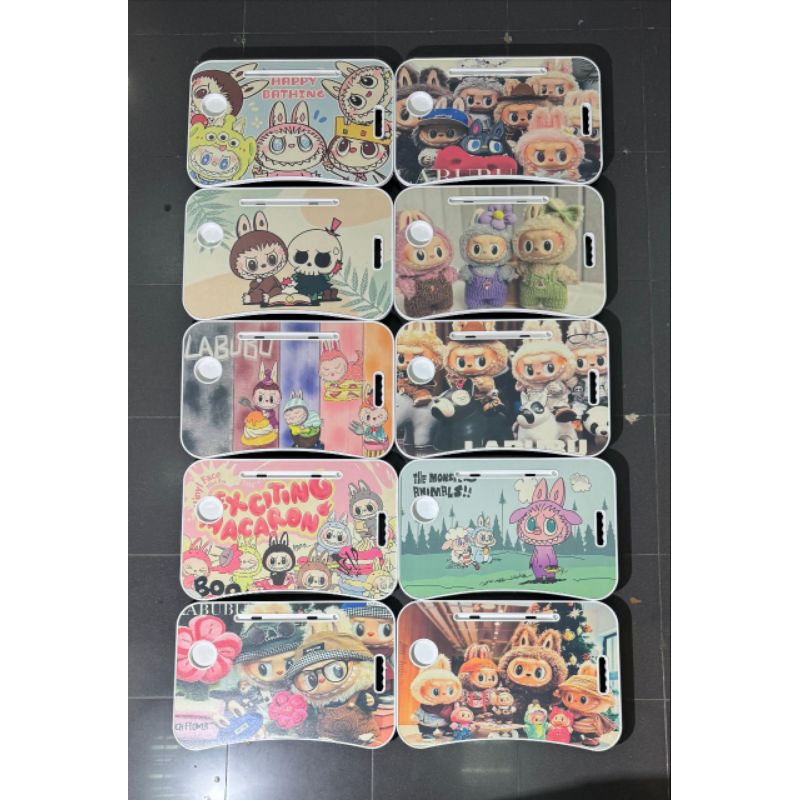 Meja Lipat /Meja Laptop  / Meja Belajar Anak LABUBU+free pencil case BTS
