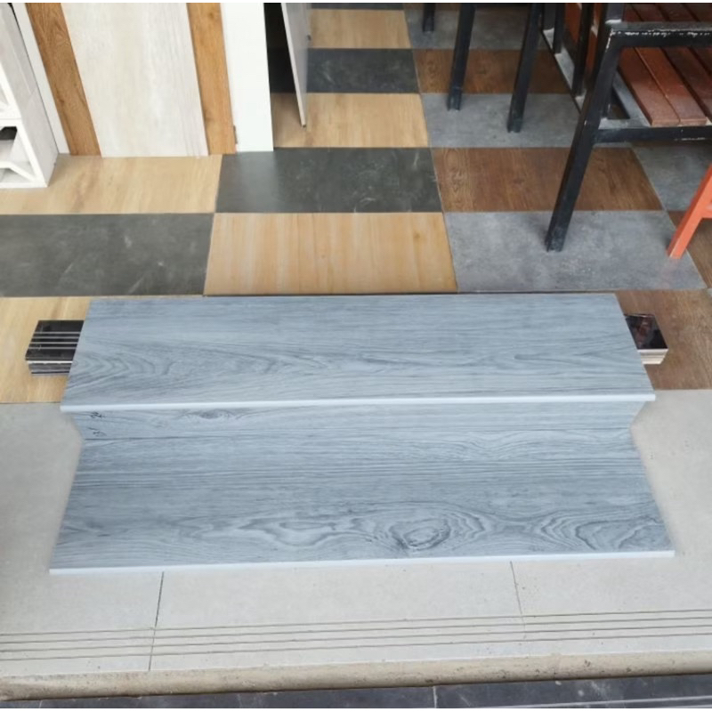 Granit Anak Tangga Motif kayu abu 30x80 30x90 30x100 30x120 list custom plint