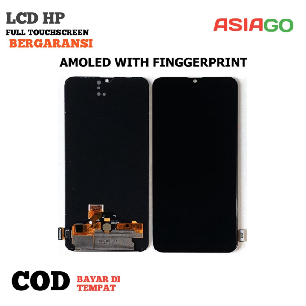 (ORIGINAL) LCD OPPO REALME XT/ REALME X2/ RENO Z FINGERPRINT FULLSET ORI