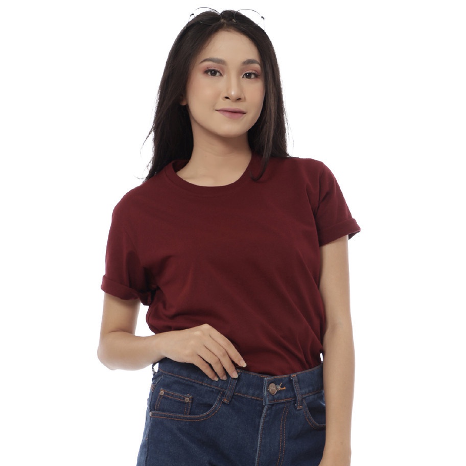 Sabrina Kaos Polos Wanita Lengan Pendek
