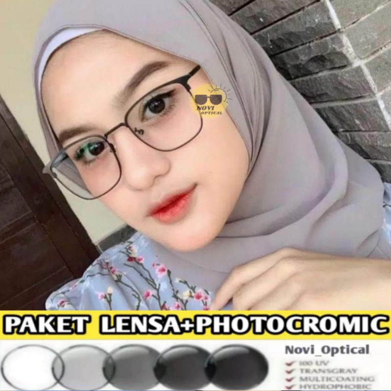 Kacamata minus 1157 photocromic anti radiasi | kacamata Bluecromic antiradiasi | kacamata minus | ka