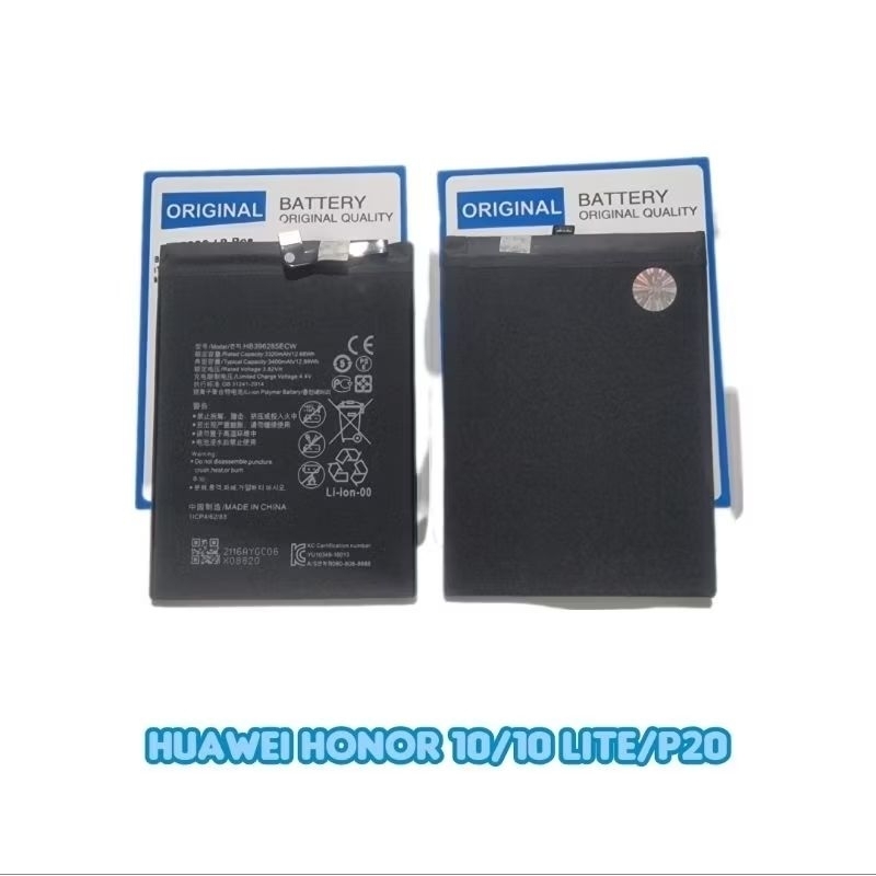 BATU BATRE BATERAI HUAWEI HONOR 10/10I/10 LITE/20I/P20/P SMART 2019/ENJOY 9S ORI 100A